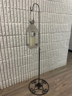 Adjustable Black Iron Shepherds Hook 34"-55" -Candle Glow Deals Store 91130 1