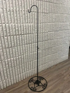 Adjustable Black Iron Shepherds Hook 34"-55" -Candle Glow Deals Store 91130 2