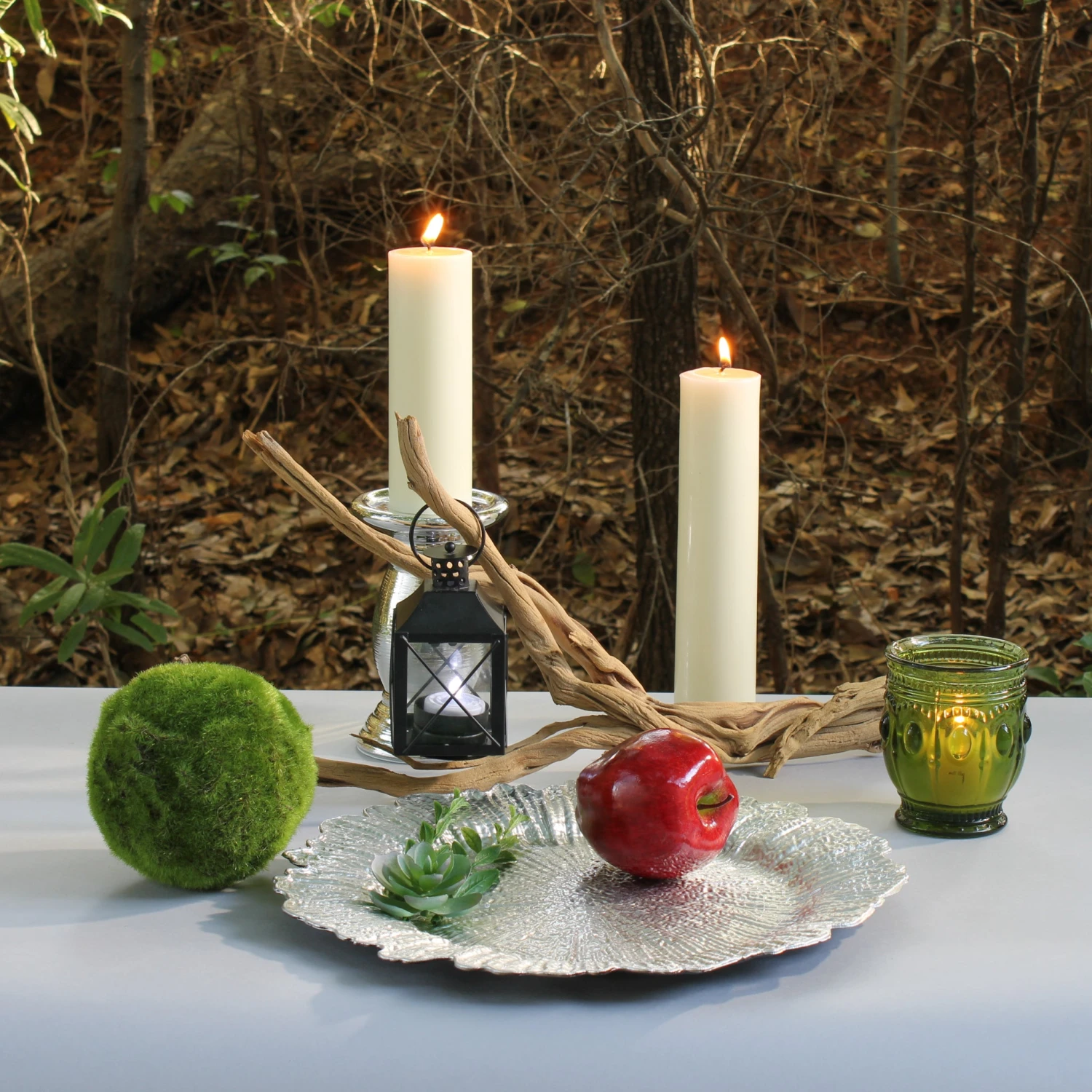 Richland 13" Dripped In Silver Charger Plate Set Of 48 2 Richland 13" Dripped In Silver Charger Plate Set Of 48 - Image 2