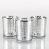 Richland Silver Dotted Glass Holder – Small Set Of 72