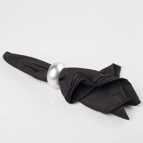 Richland Napkin Ring 2.3" Silver Set Of 24 4 Richland Napkin Ring 2.3" Silver Set Of 24 - Image 4