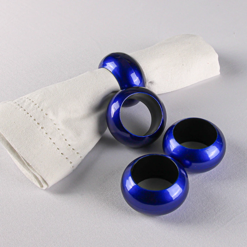 Richland Napkin Ring 2.3" Royal Blue Set Of 48 2 Richland Napkin Ring 2.3" Royal Blue Set Of 48 - Image 2