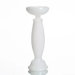 Richland White Glass Pillar Candle Holder Set Of 3 -Candle Glow Deals Store 9594 1