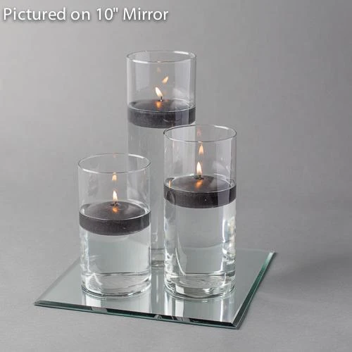 Eastland Square Mirror And Cylinder Vase Centerpiece With Richland 3" Floating Candles Set Of 84 3 Eastland Square Mirror And Cylinder Vase Centerpiece With Richland 3" Floating Candles Set Of 84 - Image 3