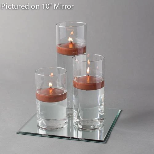 Eastland Square Mirror And Cylinder Vase Centerpiece With Richland 3" Floating Candles Set Of 84 4 Eastland Square Mirror And Cylinder Vase Centerpiece With Richland 3" Floating Candles Set Of 84 - Image 4