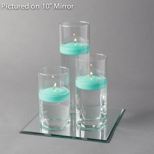 Eastland Square Mirror And Cylinder Vase Centerpiece With Richland 3" Floating Candles Set Of 84 10 Eastland Square Mirror And Cylinder Vase Centerpiece With Richland 3" Floating Candles Set Of 84 - Image 10