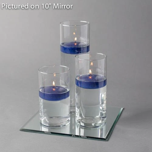 Eastland Square Mirror And Cylinder Vase Centerpiece With Richland 3" Floating Candles Set Of 84 11 Eastland Square Mirror And Cylinder Vase Centerpiece With Richland 3" Floating Candles Set Of 84 - Image 11