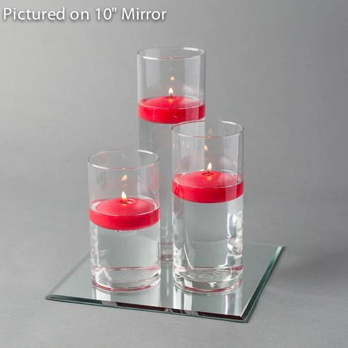 Eastland Square Mirror And Cylinder Vase Centerpiece With Richland 3" Floating Candles Set Of 84 12 Eastland Square Mirror And Cylinder Vase Centerpiece With Richland 3" Floating Candles Set Of 84 - Image 12