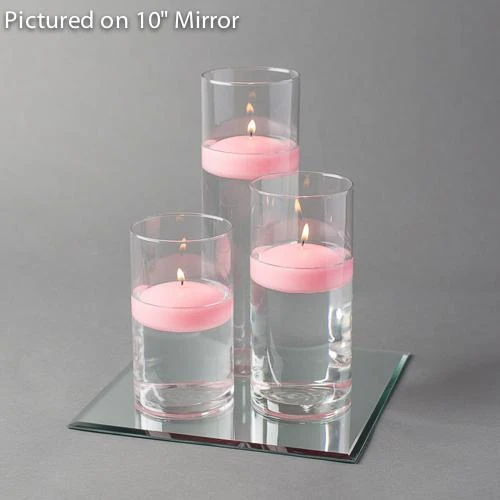 Eastland Square Mirror And Cylinder Vase Centerpiece With Richland 3" Floating Candles Set Of 84 13 Eastland Square Mirror And Cylinder Vase Centerpiece With Richland 3" Floating Candles Set Of 84 - Image 13
