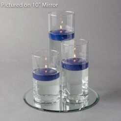 Eastland Round Mirror And Cylinder Vase Centerpiece With Richland 3" Floating Candles Set Of 84 -Candle Glow Deals Store 967A4196 35523820 f256 4acd be32 df0db957de3d
