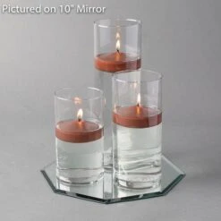Eastland Octagon Mirror And Cylinder Vase Centerpiece With Richland 3" Floating Candles Set Of 84 20 Eastland Octagon Mirror And Cylinder Vase Centerpiece With Richland 3" Floating Candles Set Of 84 -Candle Glow Deals Store 967A4205 6bafa543 4579 4228 abce a5d4e1784f50