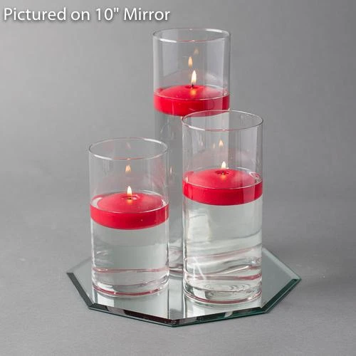 Eastland Octagon Mirror And Cylinder Vase Centerpiece With Richland 3" Floating Candles Set Of 84 14 Eastland Octagon Mirror And Cylinder Vase Centerpiece With Richland 3" Floating Candles Set Of 84 - Image 14