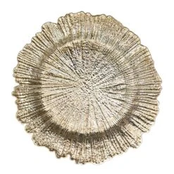 Richland 13" Dripped In Gold Charger Plate Set Of 48