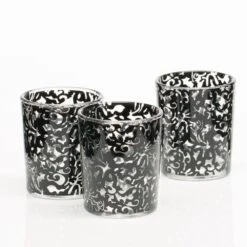 Richland Black Lace Design Votive Holder Set Of 72