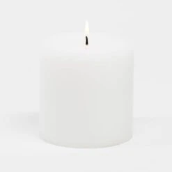 Richland 4" X 4" White Pillar Candles Set Of 6