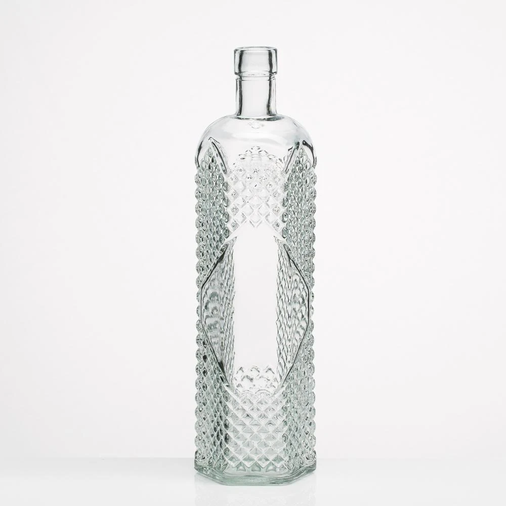 Richland Glass Textured Bottle Set Of 12 1 Richland Glass Textured Bottle Set Of 12