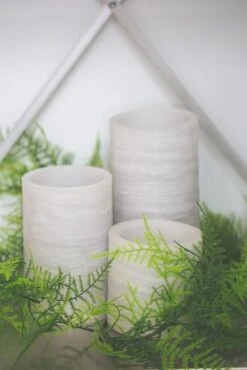 Richland Flameless LED Pillar Candle Marble 4" X 6" Set Of 12 -Candle Glow Deals Store 967a0023 7