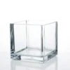 Richland Square Glass Cube Vase 5" Set Of 12