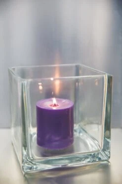 Richland Square Glass Cube Vase Set Of 36 (4"/5"/6") -Candle Glow Deals Store 967a0150 3