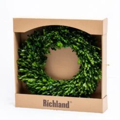 Richland Preserved Boxwood Wreath 17” Set Of 6 -Candle Glow Deals Store 967a0364 1
