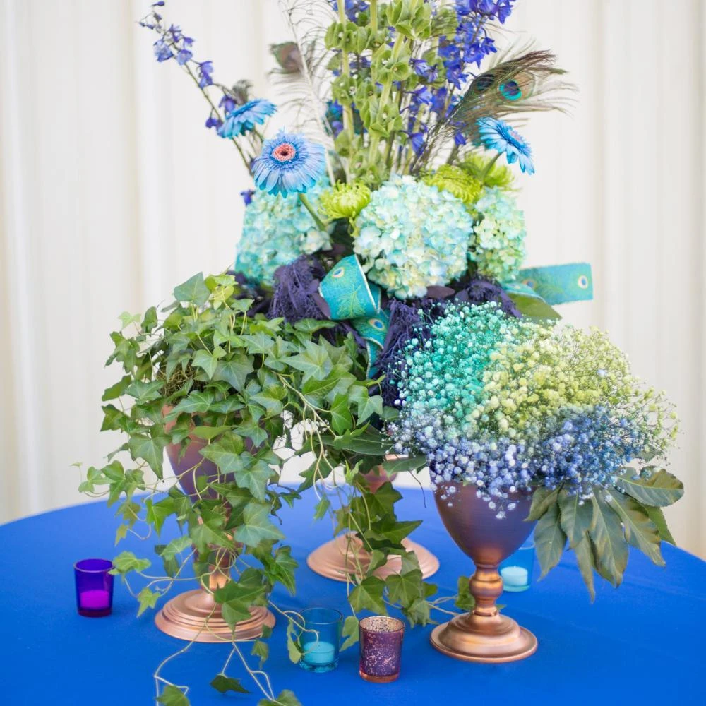 Richland Copper Finish Goblet Compote 9.25", 12", 14.5" - Set Of 12 2 Richland Copper Finish Goblet Compote 9.25", 12", 14.5" - Set Of 12 - Image 2