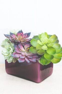 Richland Marlee Square Vase Mauve Set Of 6 -Candle Glow Deals Store 967a0930 1