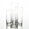 Eastland Cylinder Vases 6" , 7.5", 9" & 10.5" Set Of 4