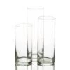 Eastland Cylinder Floating Candle Holders 7.5" , 9" & 10.5" Set Of 3