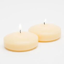 Richland Floating Candles 3" Ivory Set Of 12