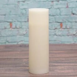 Richland Flameless LED Pillar Candles 3"x9" Ivory Set Of 6