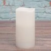 Richland Flameless LED Wavy Top Pillar Candle White 3"x6" Set Of 6