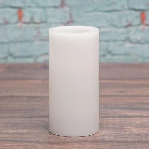 Richland Flameless LED Pillar Candles 3"x6" White Set Of 6 1 Richland Flameless LED Pillar Candles 3"x6" White Set Of 6
