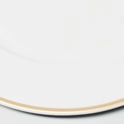 Richland 13" White With Gold Rim Charger Plate Set Of 12 -Candle Glow Deals Store 967a3096 2 1