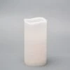 Richland 4" X 8" Large LED Pillar Candle With Wavy Top - Set Of 6