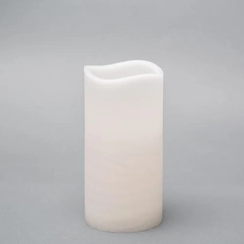 Richland 4" X 8" Large LED Pillar Candle With Wavy Top - Set Of 6 1 Richland 4" X 8" Large LED Pillar Candle With Wavy Top - Set Of 6