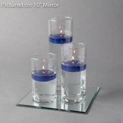 Eastland Square Mirror And Cylinder Vase Centerpiece With Richland 3" Floating Candles Set Of 7 -Candle Glow Deals Store 967a4171 edit