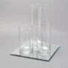 Eastland Square Mirrors And Cylinder Vases Centerpiece Set Of 48