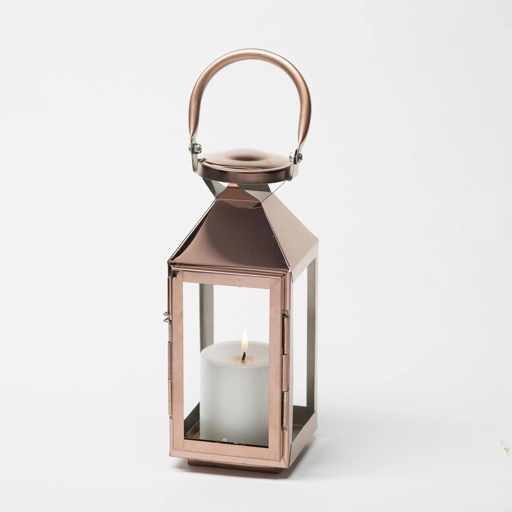 Richland Copper Finish Steel Revere Lantern – Small 3 Richland Copper Finish Steel Revere Lantern – Small - Image 3
