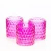Richland Pink Chunky Honeycomb Glass Votive & Tealight Holder Set Of 24
