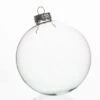 Richland Glass Ornaments 4” Clear Set Of 12