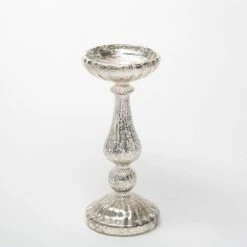 Richland Ribbed Unique Mercury Glass Pillar Candle Holder Set Of 3 9 Richland Ribbed Unique Mercury Glass Pillar Candle Holder Set Of 3 -Candle Glow Deals Store 967a6123 2