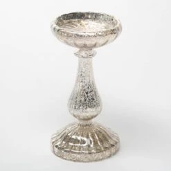 Richland Ribbed Unique Mercury Glass Pillar Candle Holder Set Of 3 11 Richland Ribbed Unique Mercury Glass Pillar Candle Holder Set Of 3 -Candle Glow Deals Store 967a6124 2