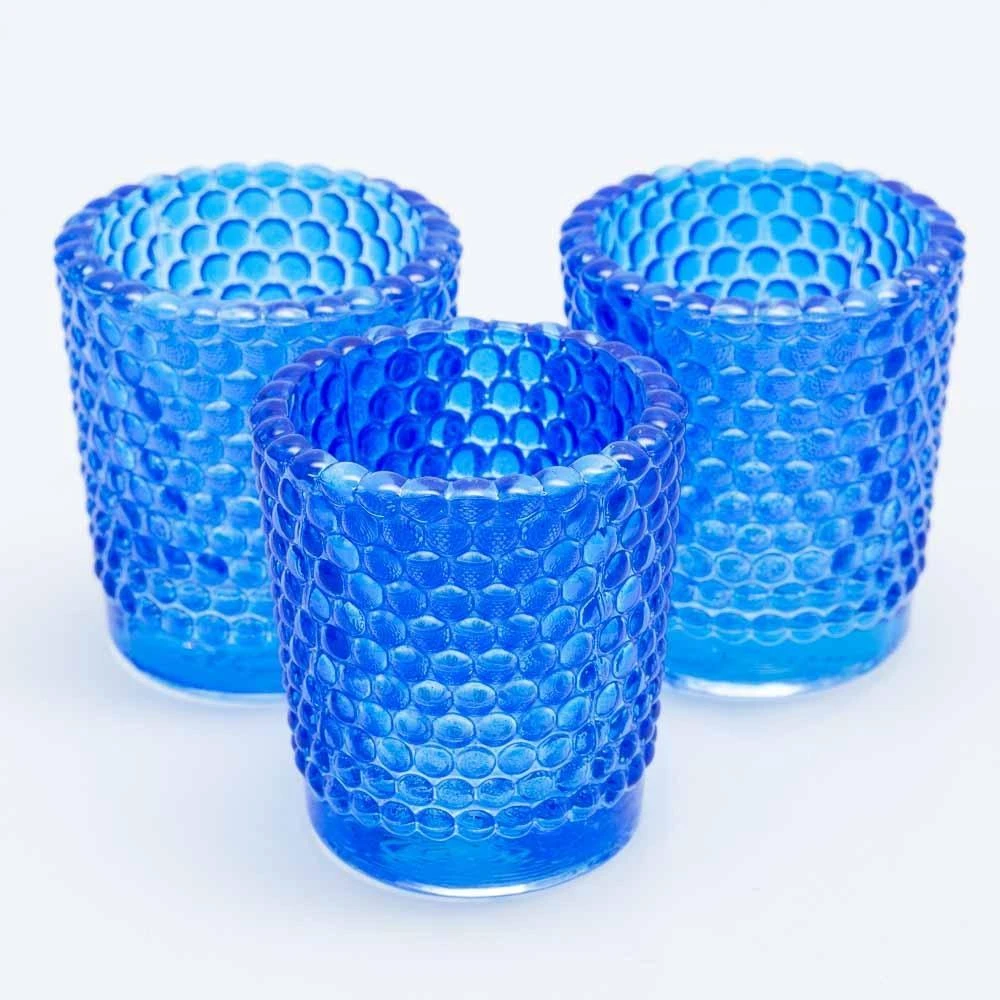 Richland Votive Holder Hobnail Blue Set Of 12 1 Richland Votive Holder Hobnail Blue Set Of 12