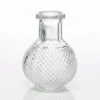 Richland Glass Bud Vase Clear Round Perfume Set Of 12