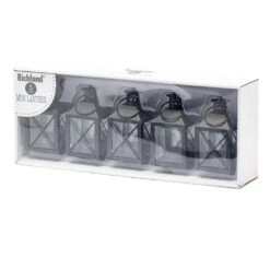 Richland Mini Tealight Lanterns Black Metal Set Of 25 6 Richland Mini Tealight Lanterns Black Metal Set Of 25 -Candle Glow Deals Store 967a7339 edit 1