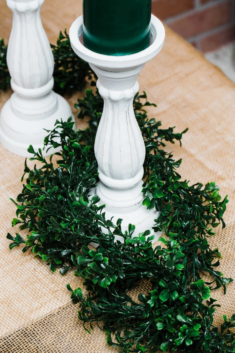 9ft Faux Boxwood Garland 3 9ft Faux Boxwood Garland - Image 3
