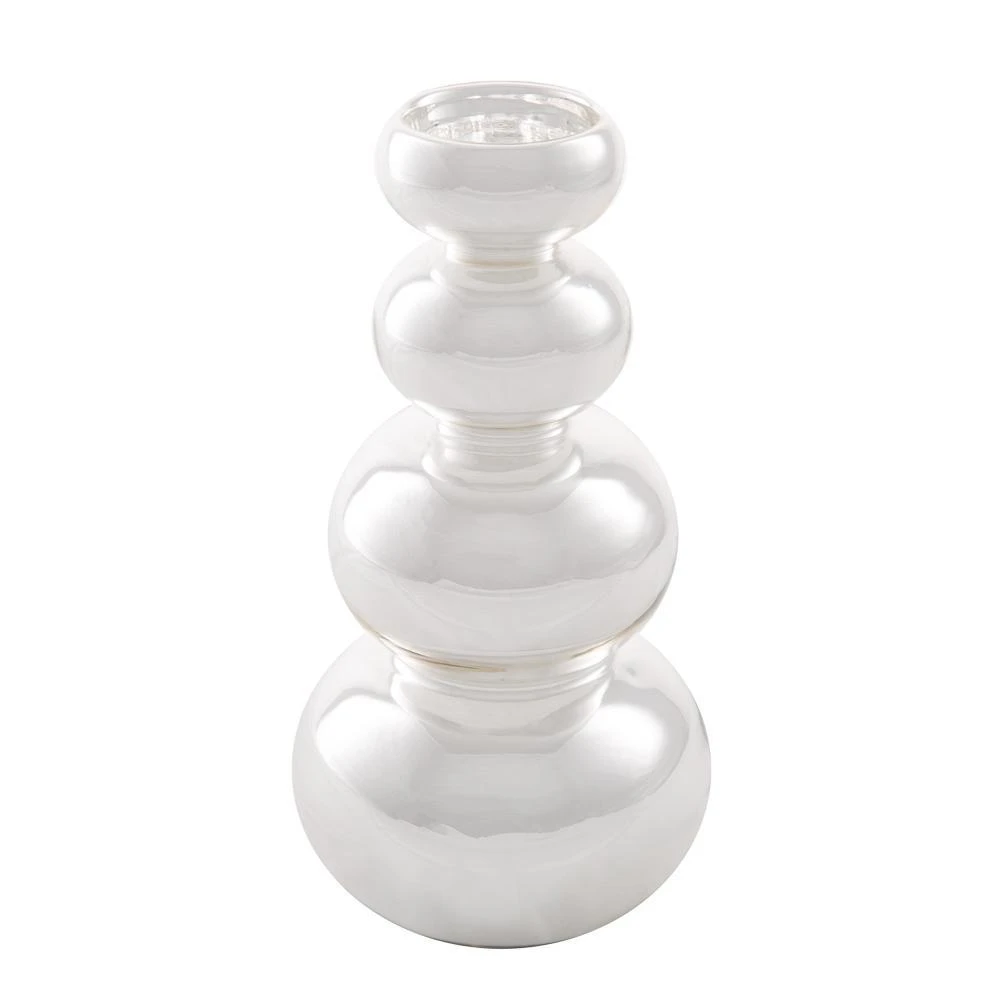 Richland Tealight Candle Holder Silver Bubble 9” Set Of 12 1 Richland Tealight Candle Holder Silver Bubble 9” Set Of 12