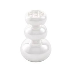 Richland Tealight Candle Holder Silver Bubble 5.5” Set Of 36