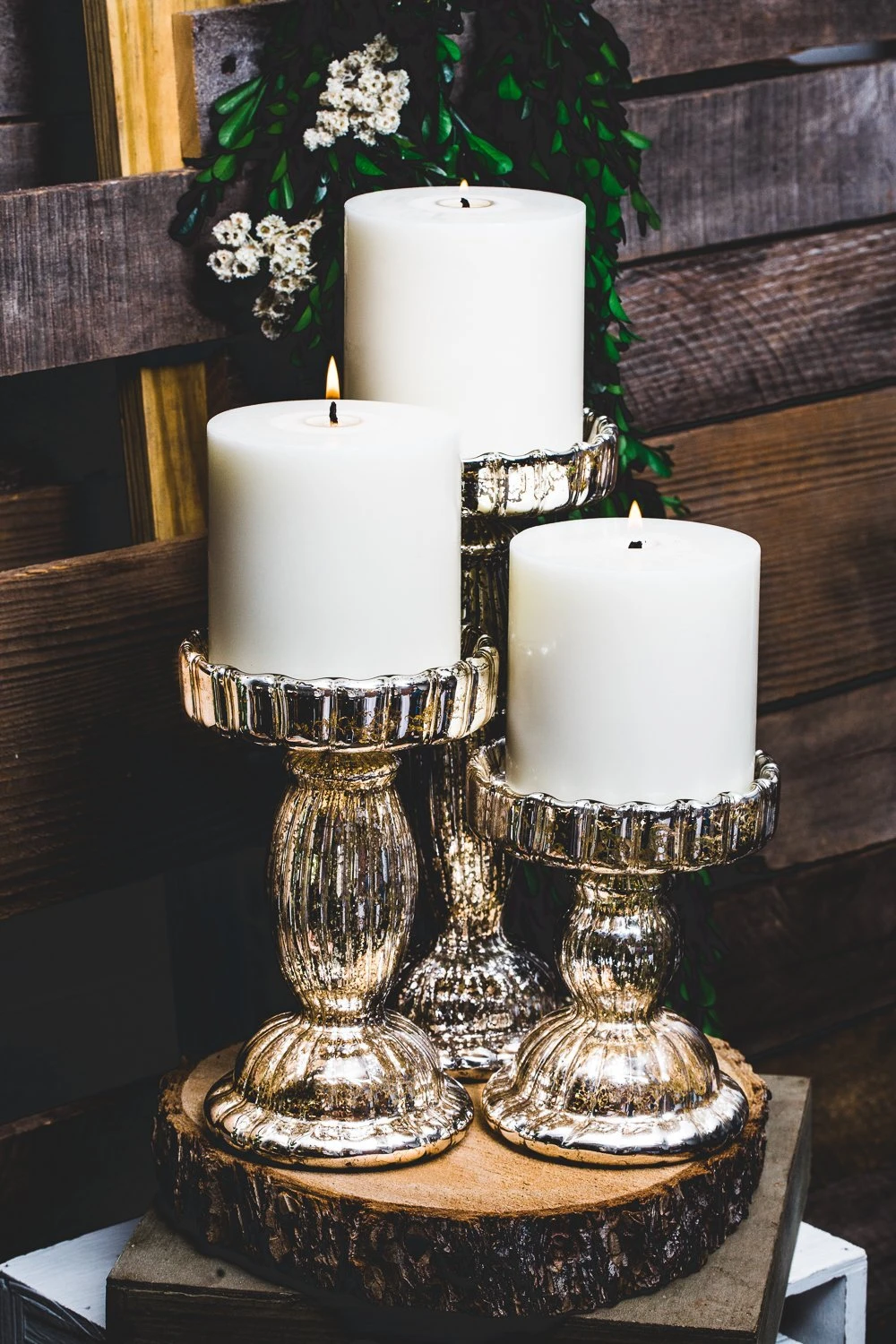 Richland Rayner Mercury Pillar Candle Holder Set Of 3 1 Richland Rayner Mercury Pillar Candle Holder Set Of 3