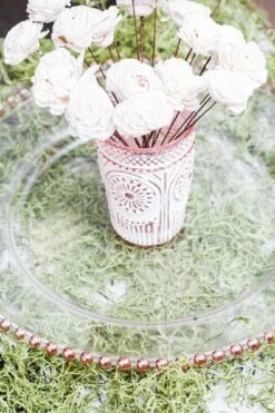 Richland 13" Rose Gold Beaded Glass Charger Plate Set Of 12 -Candle Glow Deals Store 967a9845 1